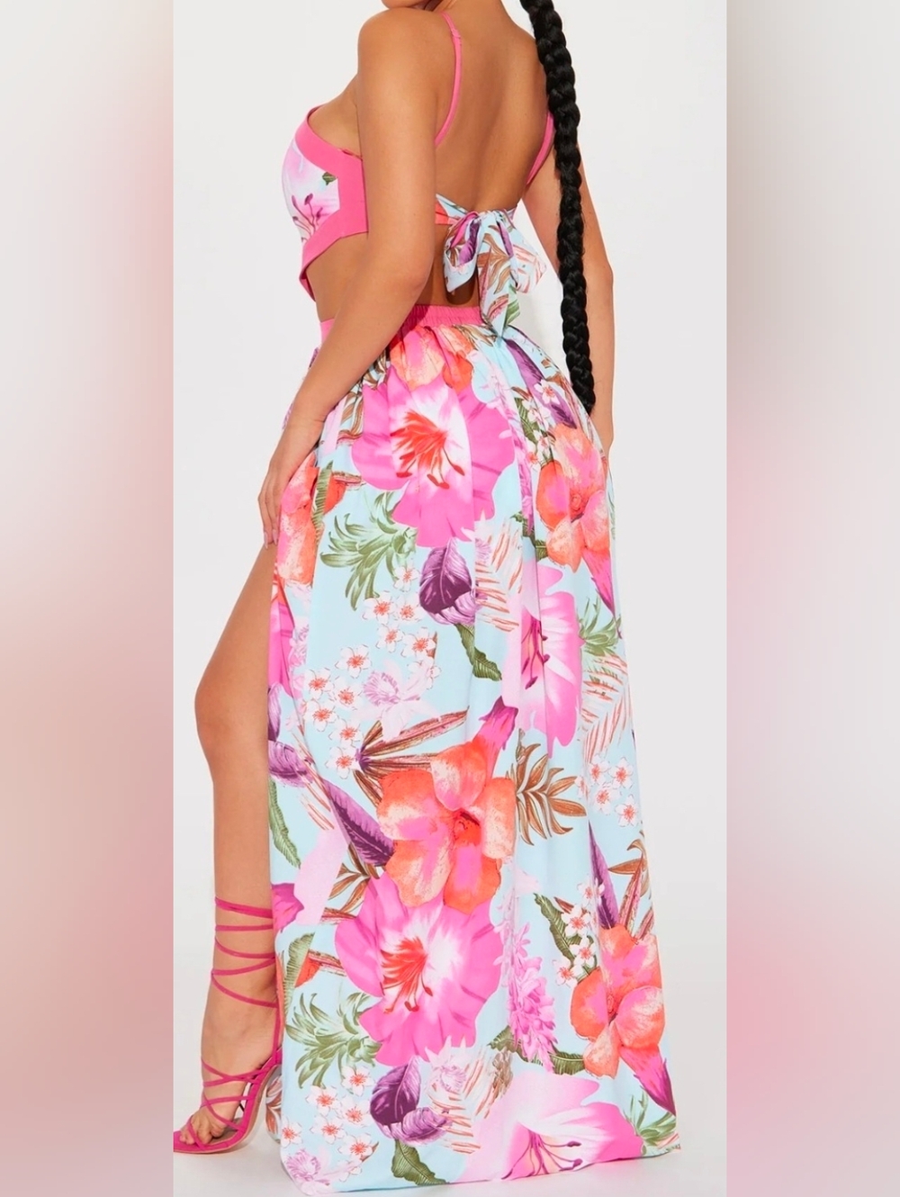 Catalina Maxi Dress - Pink/combo - Picture 2 of 2